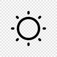 sun, light, brightness, day icon svg