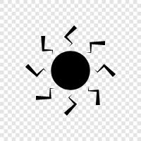 Sonnenbaden, Sonnenpflege, Sonnencreme, Sonnenbräunen symbol