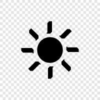 sunbeam, sunflower, solar, solar eclipse icon svg