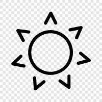 Sonnenstrahl, Sonnenbaden, Solar, Sonnenfinsternis symbol