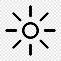 sunbeam, solar, sol, sunflower icon svg
