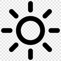 sunbeam, sun tan, sunset, solar icon svg