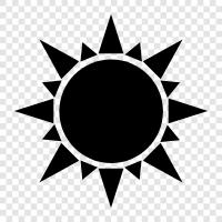 sunbeam, solar, light, sky icon svg