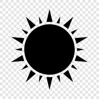 sunbeam, sunburn, solar, solar eclipse icon svg