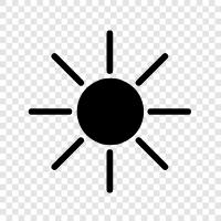 sunbeam, sun tan, sunburn, sun cream icon svg