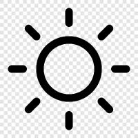 sunbeam, noon, day, rays icon svg