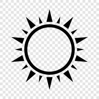 sunbeam, solar, solar system, sunbathing icon svg