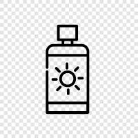 sunblock, SPF, sunscreen, sun protective gear icon svg