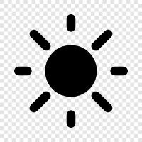 sunburn, vitamin D, tan, solar system icon svg