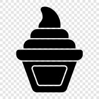 sundae, cone, ice cream truck, ice cream parlor icon svg