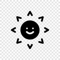 sunflower, sun tan, solar, solar eclipse icon svg