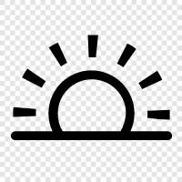 sunflower, sunburn, sunrise, sunset icon svg