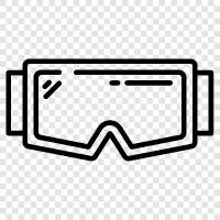 sunglasses, sun glasses, snow goggles, diving goggles icon svg