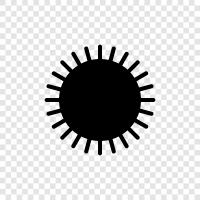 sunny day, sunny skies, sunny disposition, sunny disposition traits icon svg