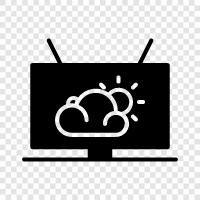 sunny forecast, weather news, weather forecast, weather report icon svg