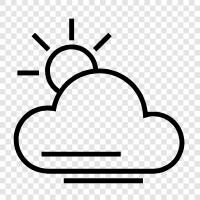 Sunny, Cloudy, Clear, Partly Sunny icon svg