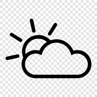 Sunny, Cloudy, Clear, Day icon svg