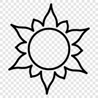 Sonnenschutz, Bräunung symbol