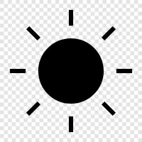 Солнечный крем, солнечное затмение, солнечная радиация, солнечная система Значок svg