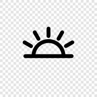 sunsets, sun, day, sky icon svg