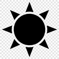 Sonnenfleck, Sonnenbrand, Sonnenfinsternis, Sonnenaufgang symbol