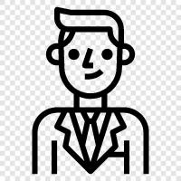 supervisor, boss, executive, team leader icon svg