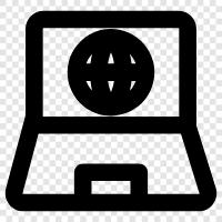 surfing, computer, email, chat icon svg