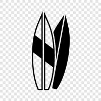 surfing, waves, surfing gear, surfboards icon svg