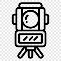 surveying, tripod, level, construction icon svg