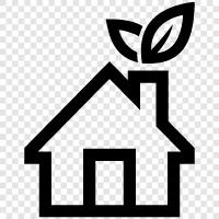 sustainable, green, home, architects icon svg