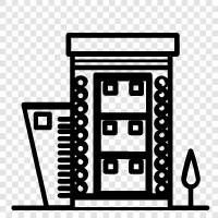 sustainable housing, ecofriendly housing, recycled materials, offthe- icon svg