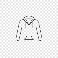 sweaters, jackets, coats, winter icon svg