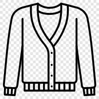 sweaters, wool, coats, jackets icon svg