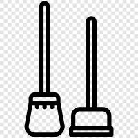 sweep, dustpan, cleaning, broom dustpan icon svg