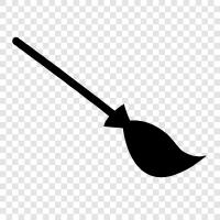 sweeping, cleaning, dusting, cleaning supplies icon svg