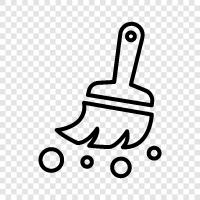 sweeping, dustpan, cleaning, dust icon svg