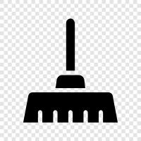 sweeping, dustpan, mop, pail icon svg