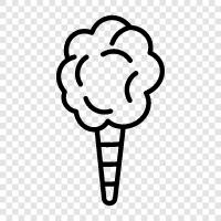 sweet, delicious, fun, cotton candy icon svg