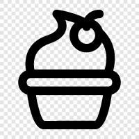 sweet, dessert, cake, pastry icon svg