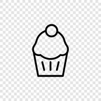 sweet, dessert, cake, pastry icon svg