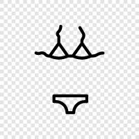 mayo, bikini, swimwear, küçük bikini ikon svg