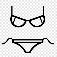 swimsuit, swimwear, swimming, sunbathing icon svg