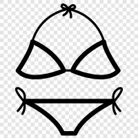 swimwear, coverup, beachwear, sunbathing icon svg