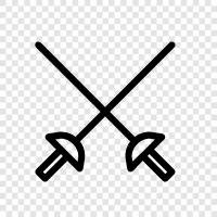 sword, sport, martial art, medieval icon svg