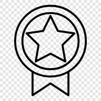 symbol, award, recognition, commendation icon svg