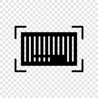 symbology, barcodes, data encoding, database icon svg