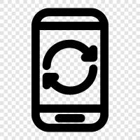 Sync App, Sync Phone, Sync Phone App, Sync Phone for Android icon svg