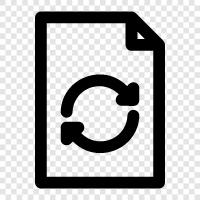 sync documents, syncing documents, document sync, sync document icon svg