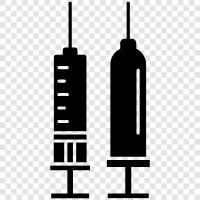 syringes, needles, heroin, morphine icon svg