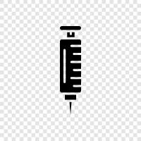 syringes, injection, medication, doctor icon svg